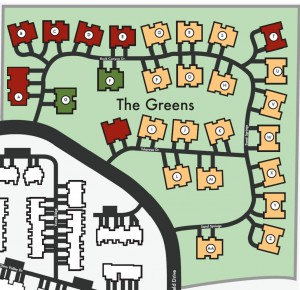 The greens site plan, Building F